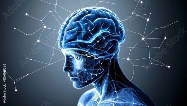 Fototapeta Brain activity