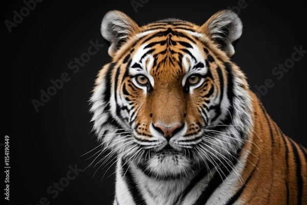 Fototapeta there is a tiger that is looking at the camera