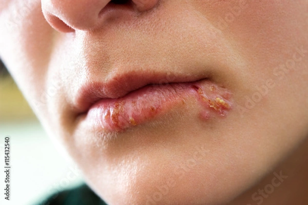 Obraz Oral herpes infection