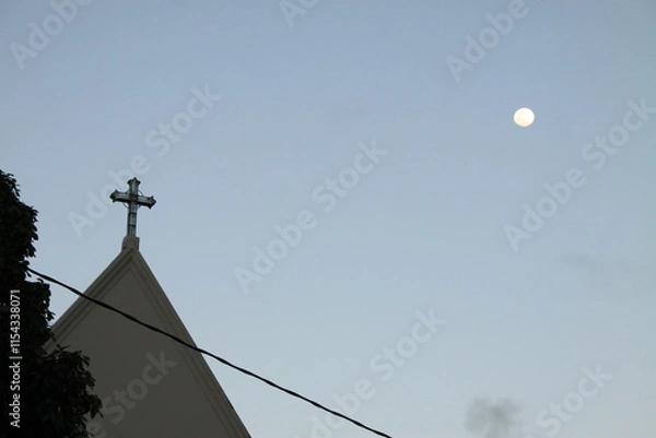 Fototapeta Cruz e lua