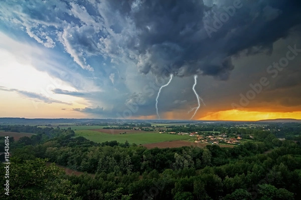 Obraz Burza nad Vaurais