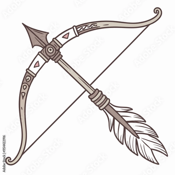 Obraz bow and arrow