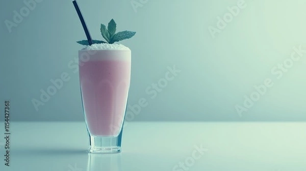 Obraz Refreshing Drink with Clean Lines and Ambient Lighting