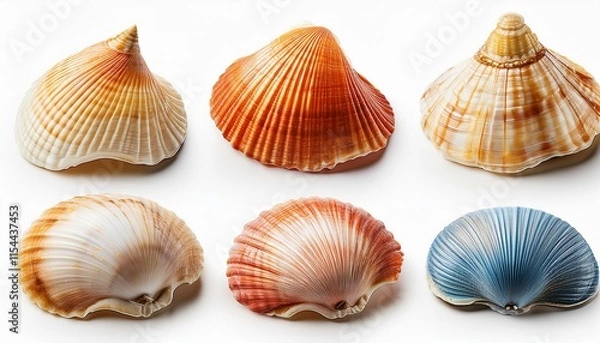 Fototapeta collection of seashells