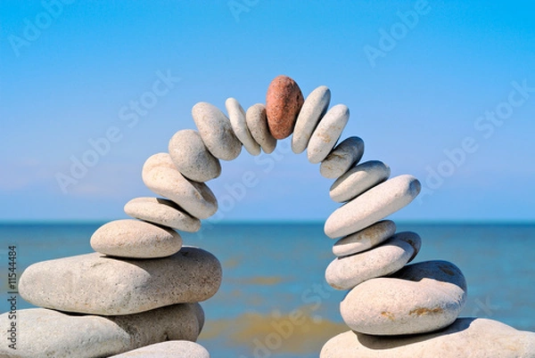 Obraz Czerwony na górze