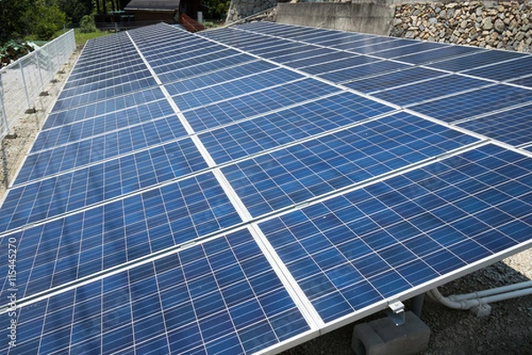 Fototapeta 太陽光発電（ソーラーパネル）