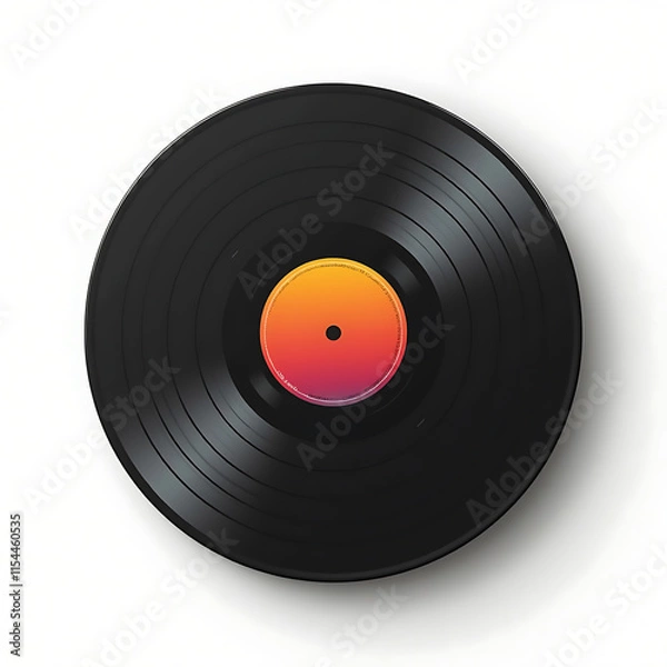 Obraz old vinyl record