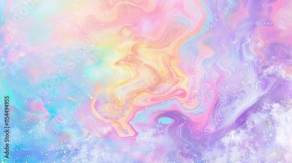 Fototapeta Fantasy planet holographic fantasy texture backgrou