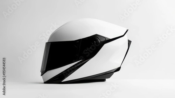 Obraz Modern Angular Helmet Design with Sharp Lines