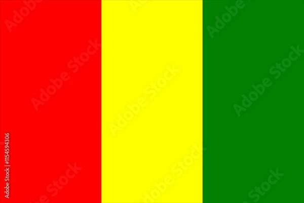 Obraz Guinea flag