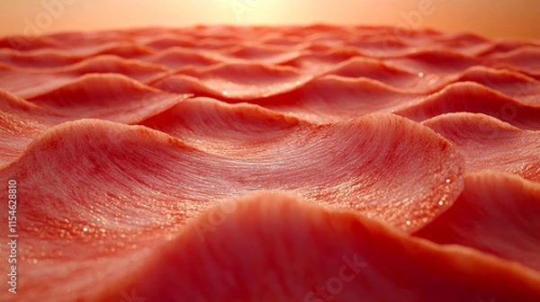 Fototapeta Abstract red wavy texture.