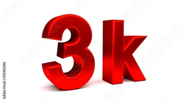 Obraz 3D perspective percents