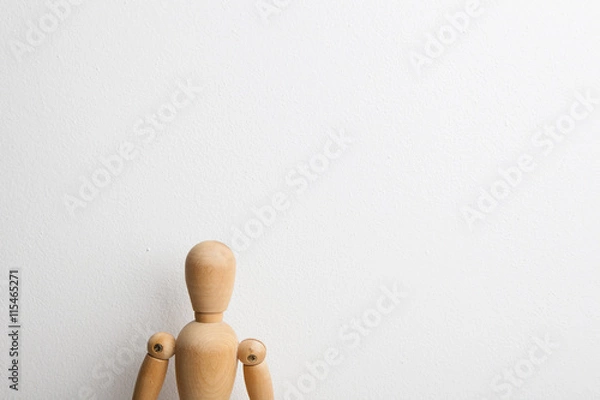 Obraz Wooden dummy posing