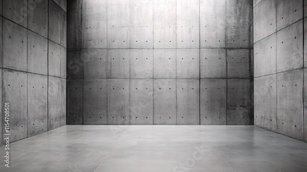 Obraz Abstract Gray Concrete Wall with Texture and Dimensional Light