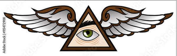 Obraz Illuminati Cartoon