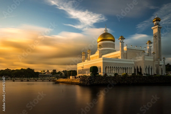 Obraz Sultan Omar Ali Saifuddin Mosque
