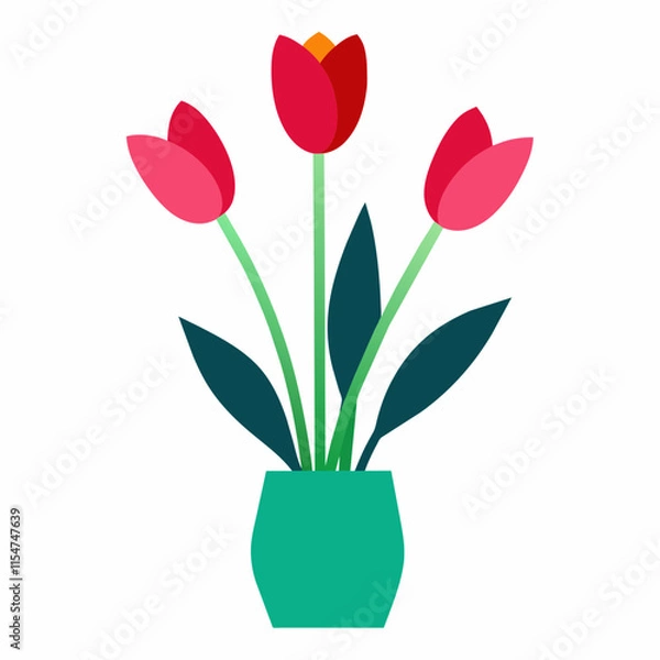 Obraz tulips in vase