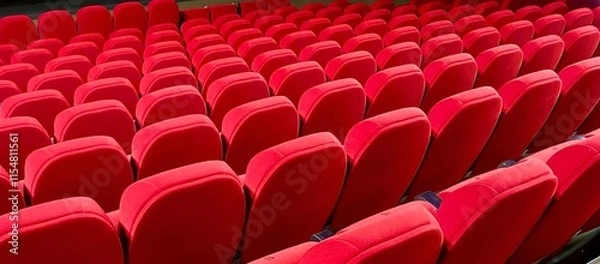 Fototapeta row of seats in the theater