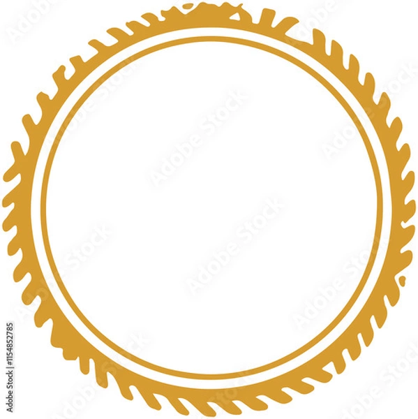 Fototapeta Round rubber stamp