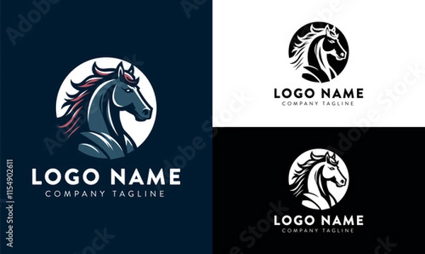 Fototapeta Animal Logo, Horse Logo, 