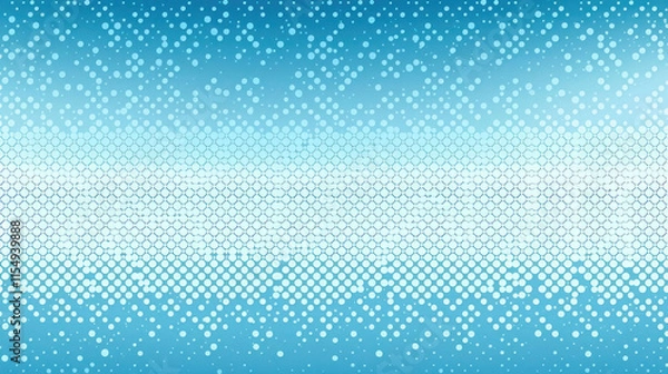 Fototapeta Dots halftone white & blue color pattern gradient grunge texture background. Dots pop art comics sport style vector illustration.