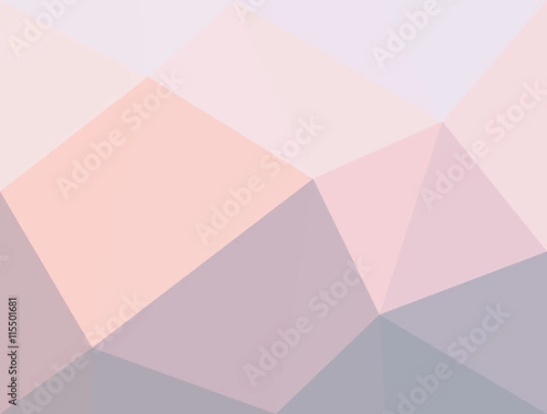 Fototapeta Multicolor pink triangels.