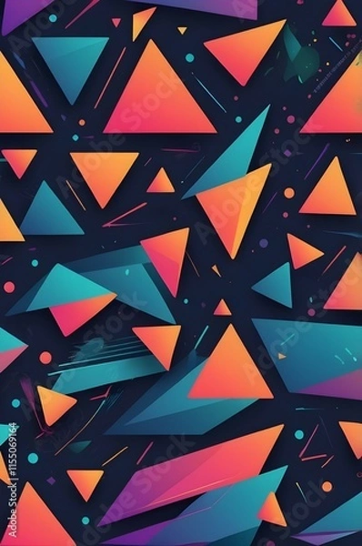 Obraz abstract geometric background