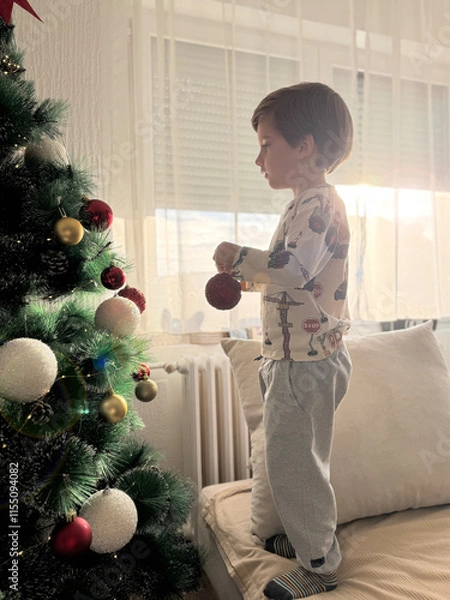 Obraz Holiday Joy Through a Child's Eyes