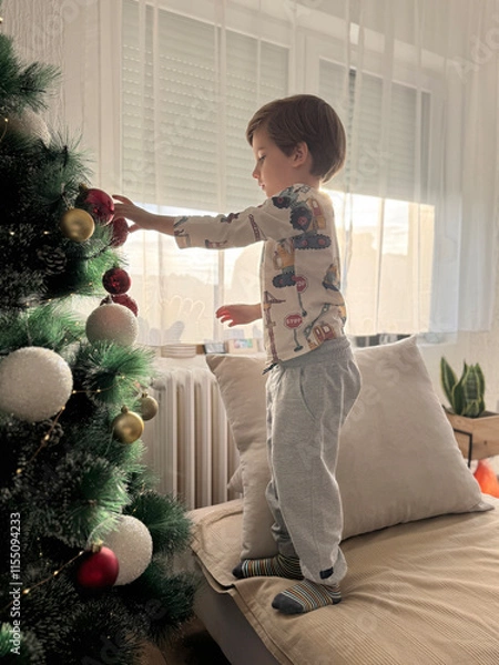 Obraz Magic Moments by the Christmas Tree