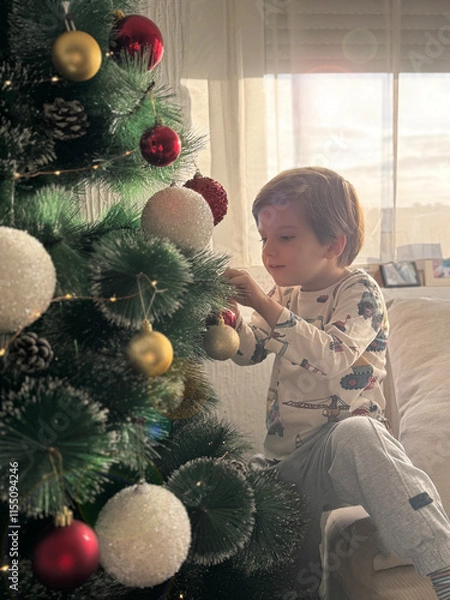 Obraz Enchanted by Christmas Lights