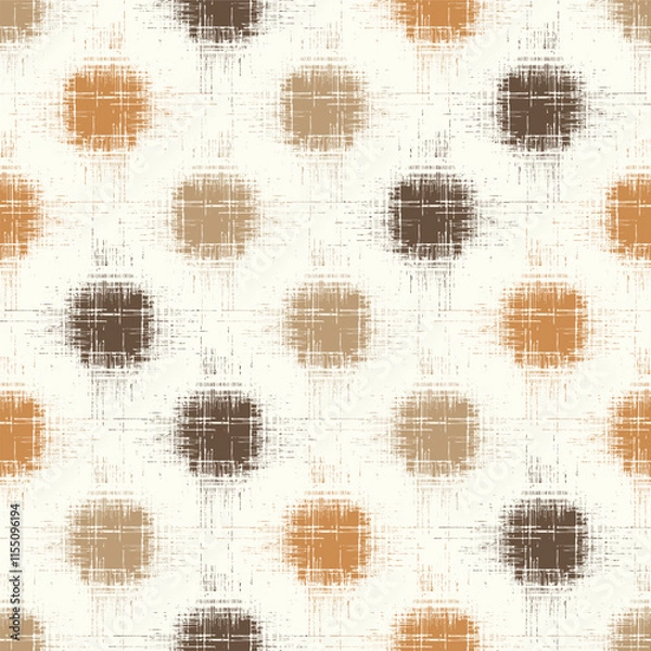 Obraz Geometrical brown theme polka dot wind effect pattern textured background