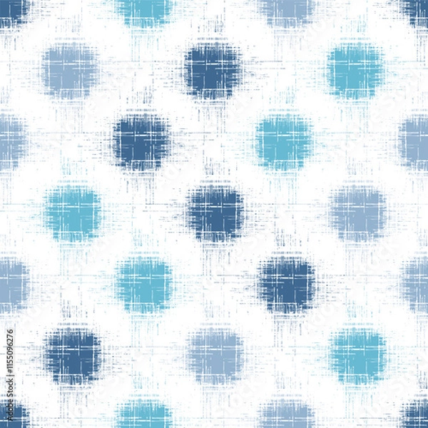 Obraz Geometrical indigo blue polka dot wind effect pattern textured background