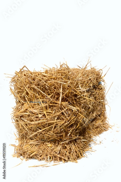 Fototapeta Strohballen - Hochformat