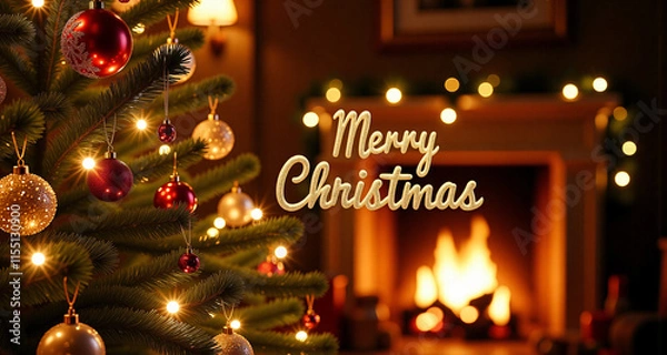 Fototapeta Christmas tree