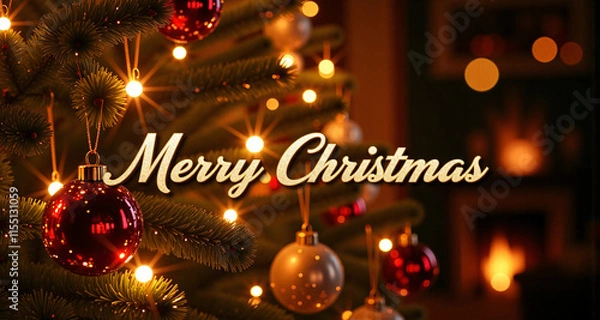 Fototapeta Christmas tree