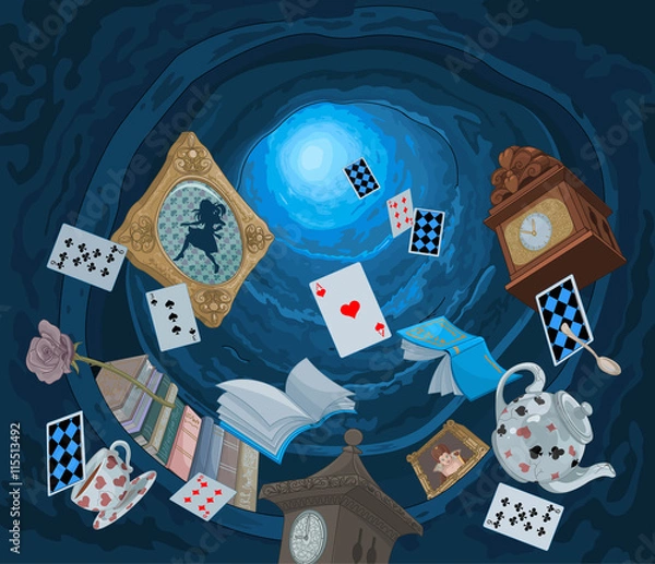 Obraz Wonderland Rabbit Hole
