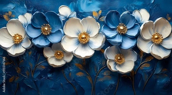 Obraz flowers background