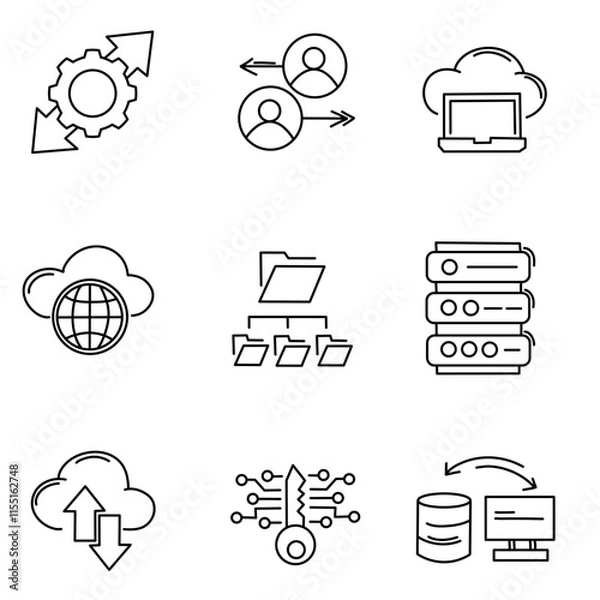 Obraz Icon Energy saving vector