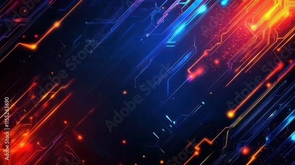 Fototapeta Abstract Digital Art