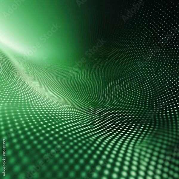 Fototapeta Green background with a green line that is dotted