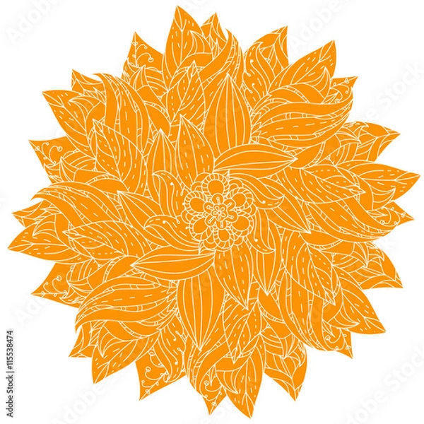 Obraz Vector red Floral