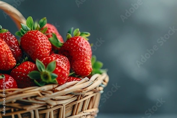 Obraz strawberries in basket