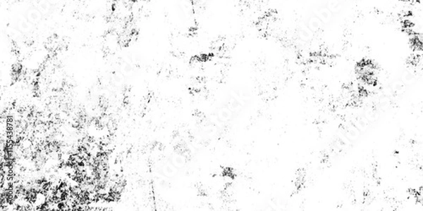 Fototapeta Rough black and white texture vector. Distressed overlay texture.Old grunge paper texture design and Vector design,Black and white grunge background. Stone, asphalt, plaster, marble.