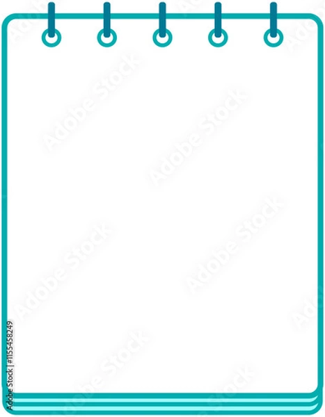 Obraz Blank paper notebook