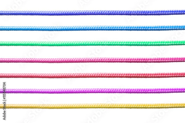Obraz Flechtseil verschiedene Farben
