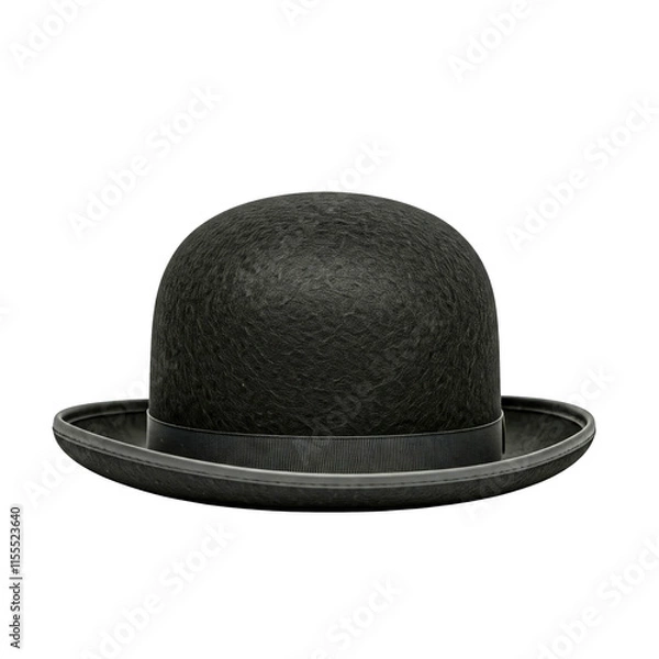 Fototapeta Bowler hat isolated on transparent background png