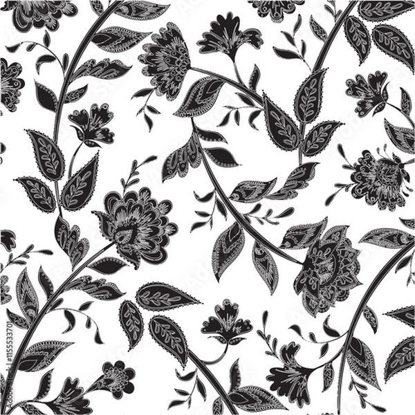 Obraz Pattern Design Art FLoral Illustration Vector