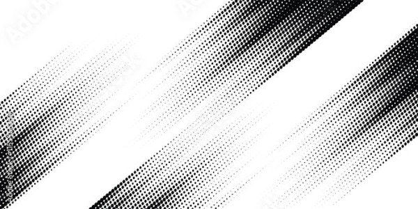 Obraz Dots halftone white and blue color pattern gradient grunge texture background. Dots pop art comics sport style vector illustration halftone. modern