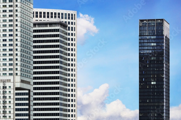 Obraz Modern skyscrapers in business district in Warsaw