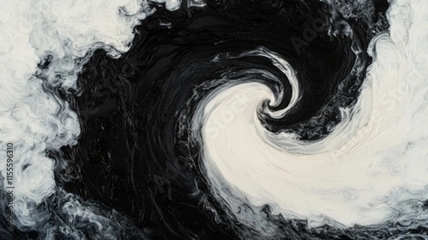 Fototapeta Majestic whirlpool with immense swirling power, spirals of water crashing together in dynamic motion, creating dramatic patterns and foamy textures in a breathtaking aquatic spectacle